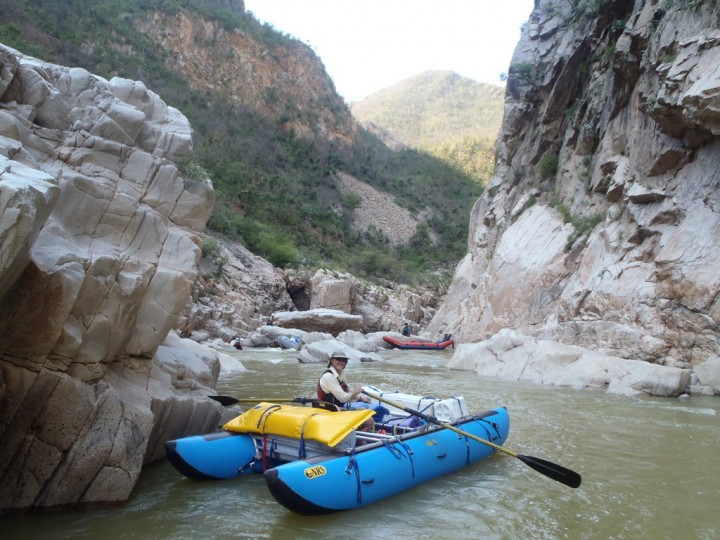 Catarafter on the Mulatos river in Sonora Mexico.